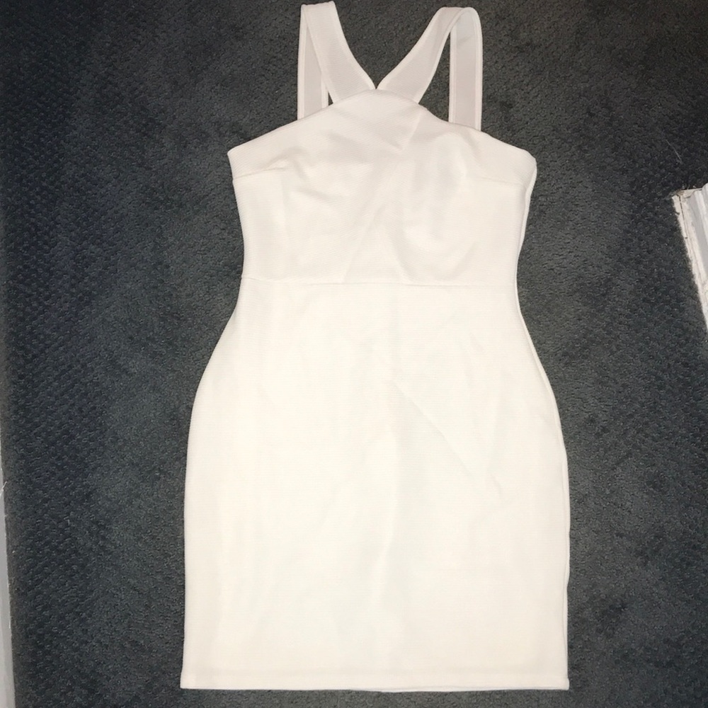 White cocktail dress
